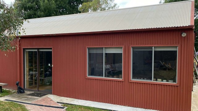 The Art Shed Front of gallery