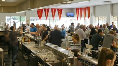 Inside the bar