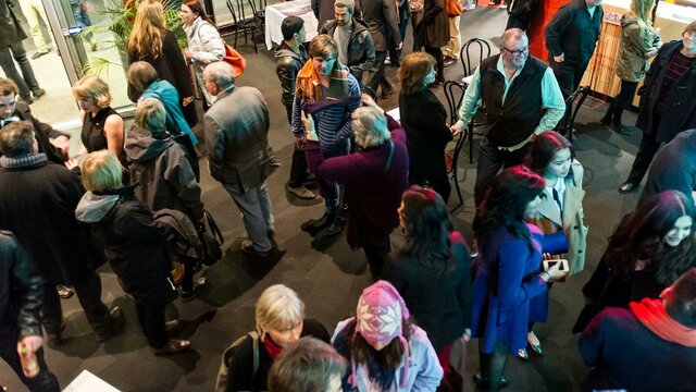 Capital Jazz Project audience before the show Capital Jazz Project audience before the show