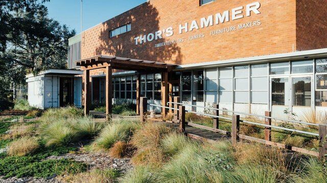 The exterior of Thor's Hammer