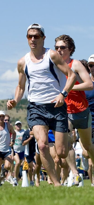 Runners at Stromlo Forest Park