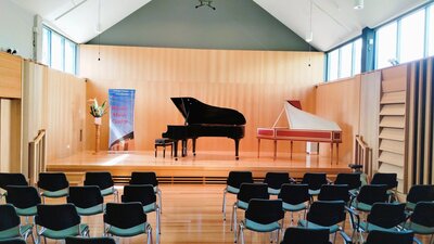 Mansfield Room with Yamaha Grand Piano and Harpsichord