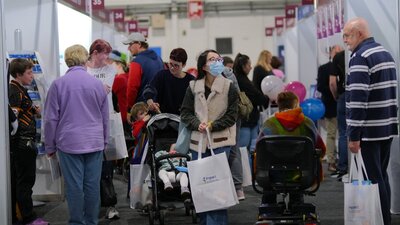 Crowd shot of the Canberra Disability Expo 2023