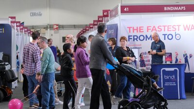 Crowd shot of the Canberra Disability Expo 2023