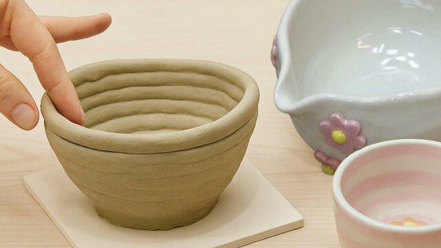 hand a building pottery bowl hand a building pottery bowl