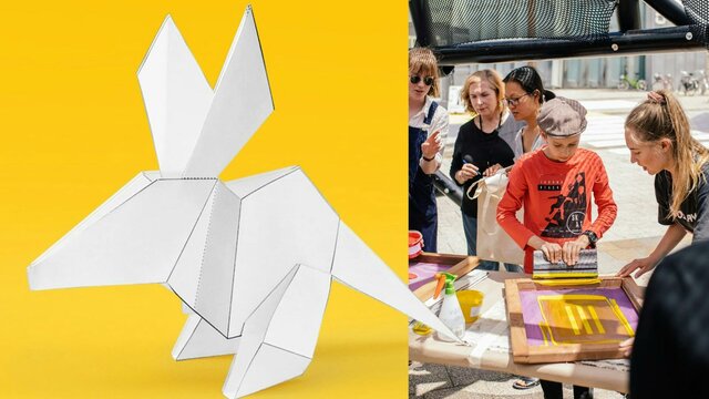 paper bilby and screen printing