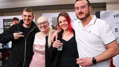 A group of friends at the Gin Festival
