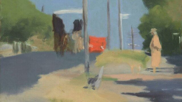 Clarice Beckett, Bay Road, 1930, National Gallery of Australia, Kamberri/Canberra, purchased 1971