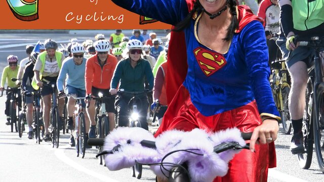 Cyclonats Festival of Cycling Cyclonats logo and cyclists