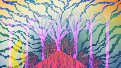 Neon Forests (detail) by Paul Summerfield Neon Forests (detail) by Paul Summerfield