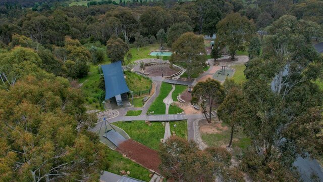 Tidbinbilla Nature Discovery Playground Drone photo of Tidbinbilla Nature Discovery Playground