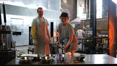 Glass Blowing Experience at Canberra Glassworks