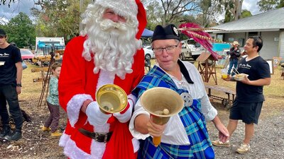 Santa and Hall Town Crier