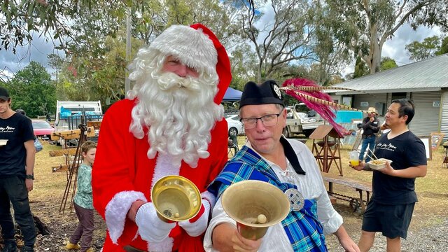 Santa & Hall Town Crier Santa and Hall Town Crier
