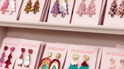 Mecino Christmas Earrings