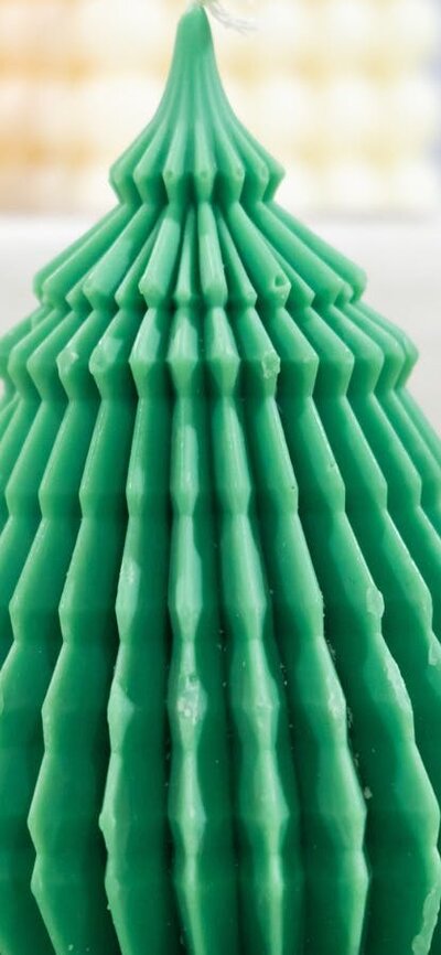Lumiere Chandlery Lumiere Chandlery green tree pillar Christmas candles