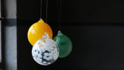 glass baubles