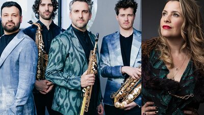 Ali Mcgregor and Signum Saxophone Quartet