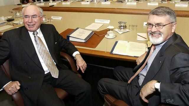 Prime Minister John Howard with Dr Peter Shergold at the 2005 COAG meeting 2005 John Howard with Dr Peter Shergold at the 2005 COAG meeting, 2005