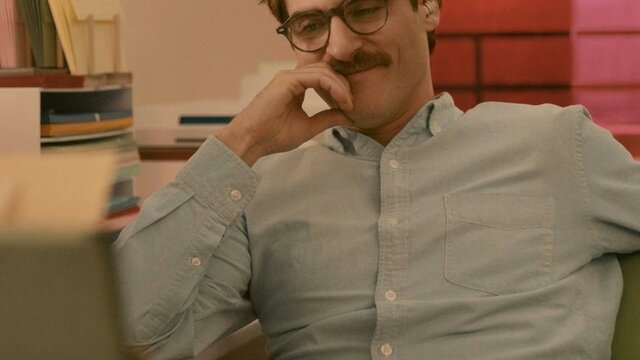 Science. Art. Film.: Her 30 September, 2026 Man with moustache and glasses looking content smiling and looking down