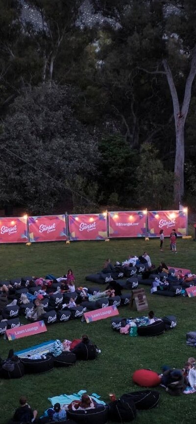 sunset Cinema, outdoor movies, Canberra, events,  food, wine, cheese, bar, picnic