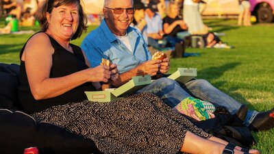 sunset cinema, outdoor cinema, openair cinema, movies, Canberra, Australian National Botanic Gardens