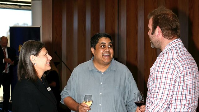 Canberra and Region Wine Show Tasting Experience people talking and tasting wine