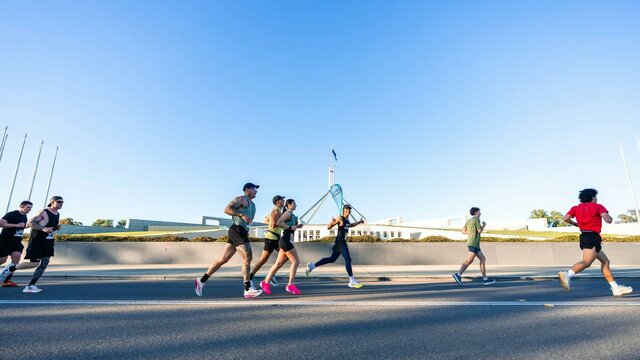 Runner in Canberra