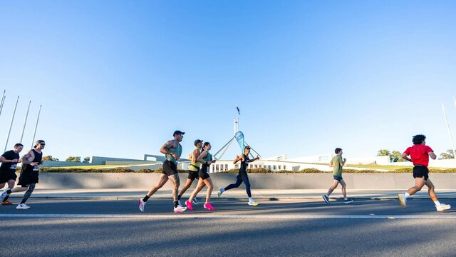 Runner in Canberra