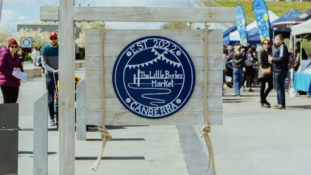 The Little Burley Market Sign The Little Burley Market