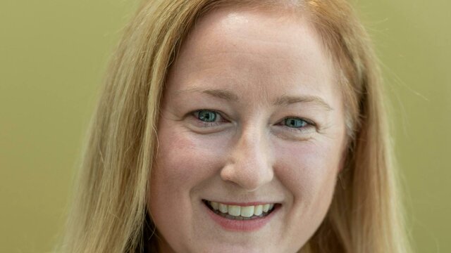 Justice Verity McWilliam A woman with blonde hair smiling