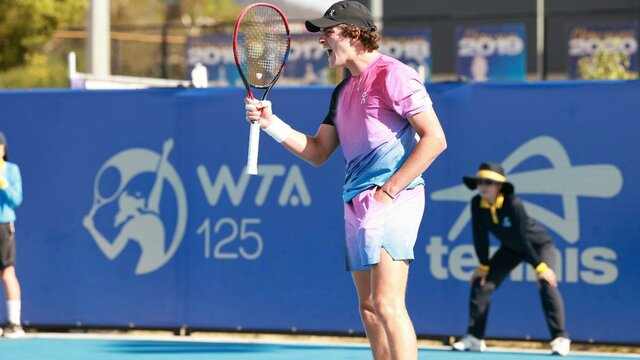 Joao Fonseca: Workday Canberra International 2025 Men Singles Champion Joao Fonseca celebrating Workday Canberra International 2026 win