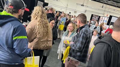 Large amount of people visiting Your Local Wedding Guide Canberra Expo