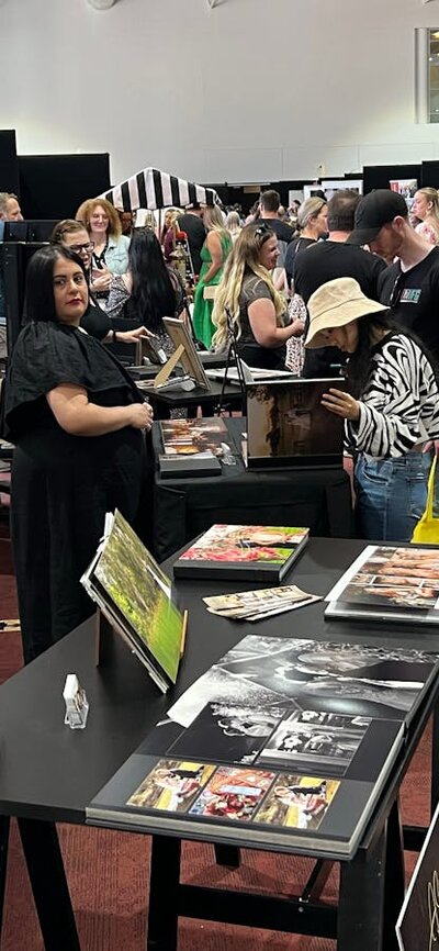 Attendees enjoying Your Local Wedding Guide Expo.