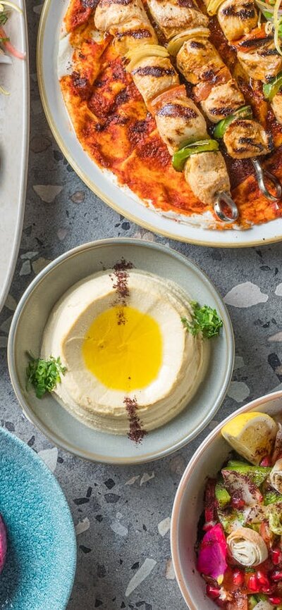 Azima Lebanese restaurant banquet menu - an invitation to feast