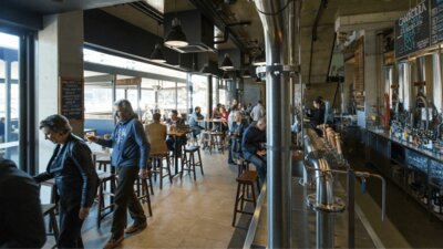 Downstairs bar