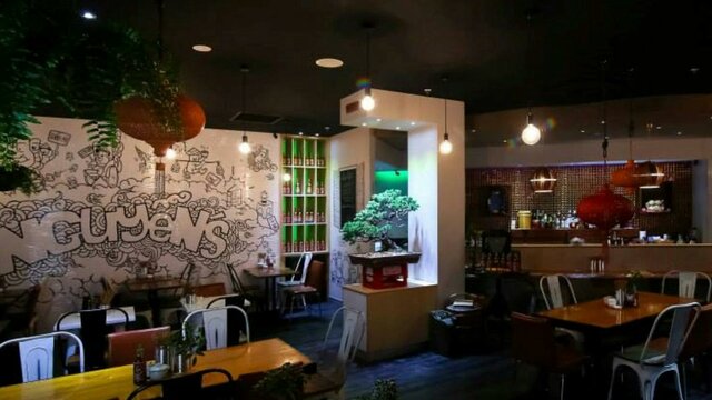 Interior of modern Vietnamese reasturant