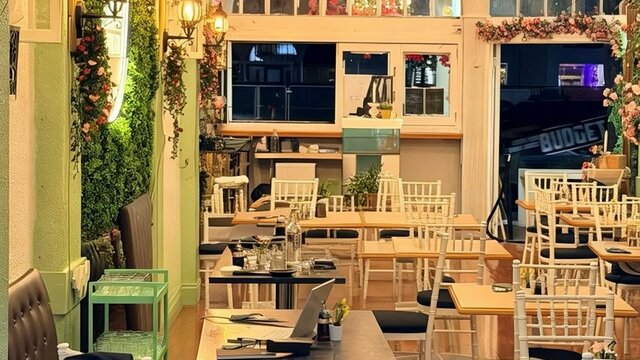 Bloom Room CBR is floral themed restaurant, instagramable Flowers and inside of bloom room