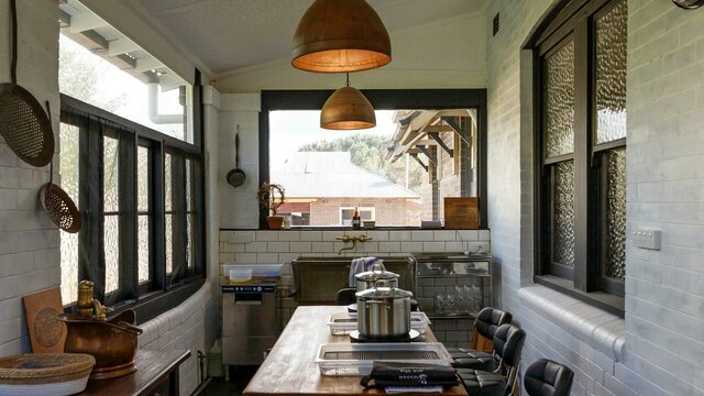 The Grotto Barbour House Kitchen facility