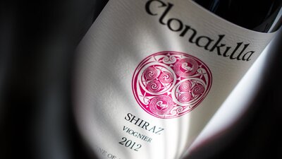 Bottle of Clonakilla Shiraz. Photo by David Reist