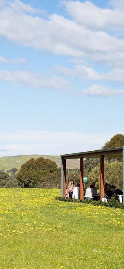 Exterior view of Clonakilla's cellar door