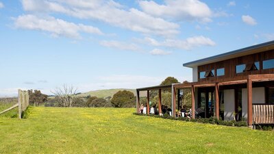 Exterior view of Clonakilla's cellar door