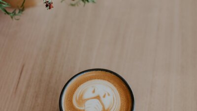 Elephant latte art