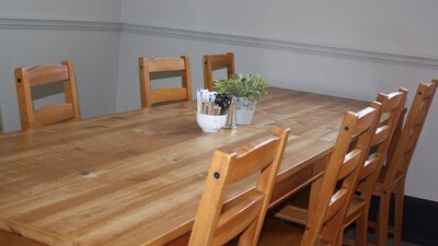 Table and chairs