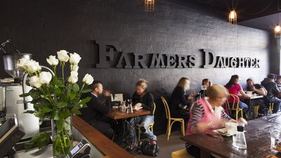 Diners inside Farmers Daughter