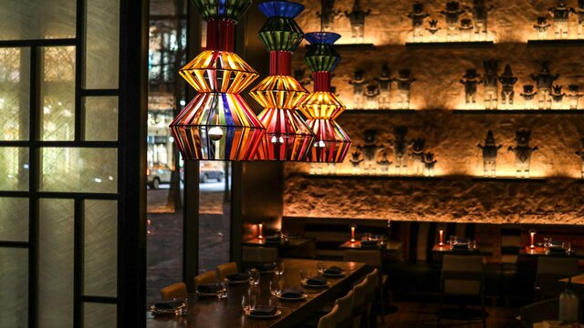 Inka main dining room Main dining room at Inka Japanese/Peruvian restaurant in Canberra City