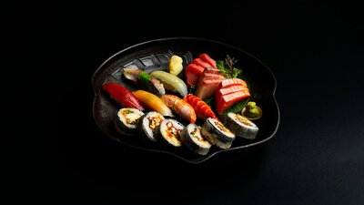 Koto Japanese restaurant omakase seafood selection of sashimi, nigiri, sushi