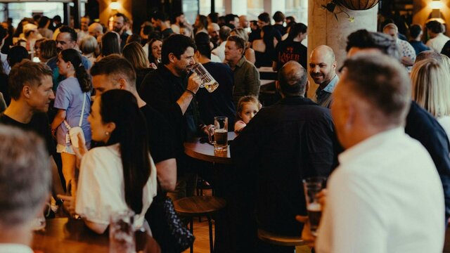 People in Lager House