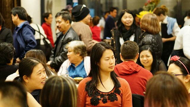 Lolo and Lola Patrons at LOLO and LOLA enjoying traditional Filipino flavours.