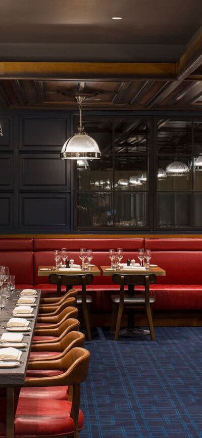 Marble & Grain dining area